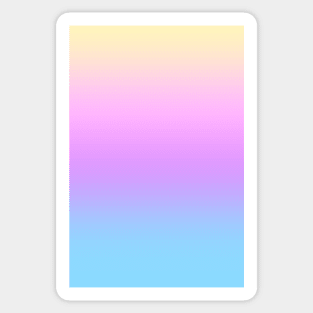 Pastel Sunrise Gradient Sticker